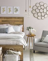 Spotlight the colour with a bright occasional chair, vintage lampshades, window treatments or a bed layered with a variety of pink tones. Furniture Bedrooms Soft Pink Bedroom With Wooden Headboard Decor Object Your Daily Dose Of Best Home Decorating Ideas Interior Design Inspiration