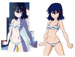 Huge vector of Ryuko in bikini (5898×9064) : r/KillLaKill