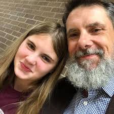 I'm italian. He says "Maria, nostra Madre. " = Maria, our Mother. The  translation in the video is wrong.