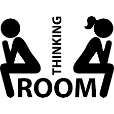 sticker toilettes thinking room pictogramme toilette sticker salle de bain toilettes