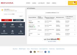 Bitcoin withdrawals have a minimum limit of $10 and a maximum of $9,500. Bovada Sports Betting Bonus Codes Jun 2021