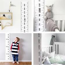 Us 7 19 40 Off Children Kids Growth Chart Height Ruler Wall Sticker Ruler Growth Chart Wall Decal Height Measurement Sticker Decorative Gift In Wall