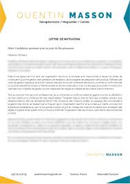 Son histoire permet de mieux appréhender les attentes actuelles des employeurs. Lettre De Motivation Originale Lettre De Motivation Elegante Mycvfactory