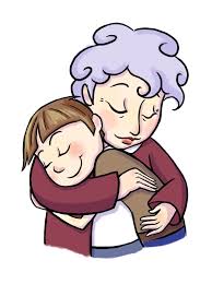 Black And White Kids Hug Clipart Cartoon Grandma And Granddaughter Clipart Clipart Kid Cartoon Grandma Kids Hugging Hand Lettering Art