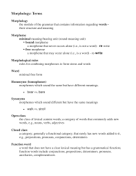 Because they have their own meaning, they can stand by themselves. Morphology And Syntax Docsity