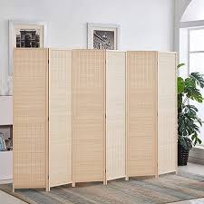 Amazon Com Rhf 6 Ft Tall Bamboo Room Dividers 6 Panel Room Divider Screen Folding Privacy Screen In 2020 Room Divider Walls Room Divider Screen Bamboo Room Divider