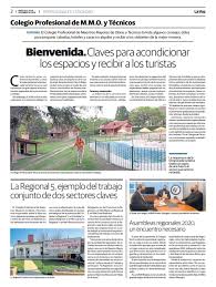 El primer ejemplar tenía sólo ocho páginas. El Colegio En La Voz Del Interior Las Ultimas Noticias Institucionales Proxima Temporada De Verano En Cordoba El Turismo La Regional 5 Traslasierra Y Las Asambleas 2020 Colegio Profesional De