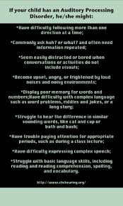 Auditory Processing Disorder With Images Auditory Processing Disorder Processing Disorder Activities Auditory Processing