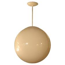 Vintage Style Acrylic Globe Hanging Pendant Lamp Lighting Fixture For Sale At 1stdibs