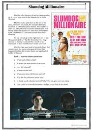 A mumbai teen, who grew up in the slums, becomes a contestant on the indian version of who wants to be a millionaire? Slumdog Millionaire Movie English Esl Worksheets For Distance Learning And Physical Classrooms