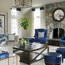 Morgan Harrison Home Living Rooms Wingback Chairs Blue Wingback Chairs Fireplace Seating F Blue Living Room Beige Living Rooms Living Room Color Schemes