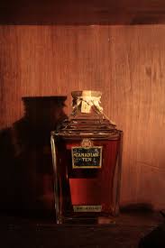 Canadian Ten Decanter De Whisky Canadense De 1952 Em Cristal Italiano Cristais Garrafas Whisky