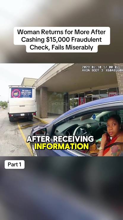 Woman Returns for More After Cashing $15,000 Fraudulent Check, Fails M... |  TikTok