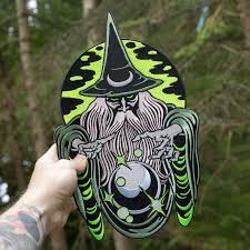 Wizard Back Patch Mean Folk Back Patch Patches Embroidered Patches