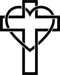Publicdomainvectors Org Cross And Heart Cross Pictures Cross Clipart Christian Symbols
