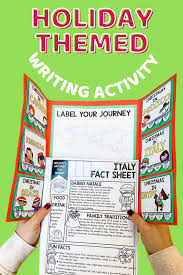 Digital Printable Holidays Around The World Writing Activity In 2020 Holidays Writing Activities Writing Activities Holidays Around The World