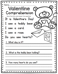 1st Grade English Worksheets School Worksheets Kindergarten Reading Comprehension Worksheets Reading Worksheets Valentine Worksheets