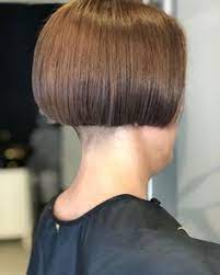 Hairdare Bob Undercut Rasierter Nacken Rasieren Nacken