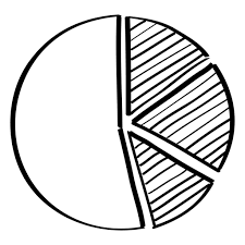 hand drawn pie chart transparent png svg vector