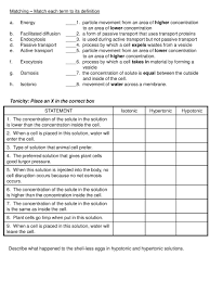 Animal cells prefer what type of solution. Cell Membrane Review Name Period Date Composition Of The Cell Membrane The Cell Membrane Ppt Download