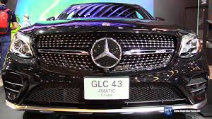 2017 Mercedes Benz Glc 43 4matic Coupe Exterior Interior Walkaround Mercedes Mercedes Benz Logo Mercedes Benz Glc