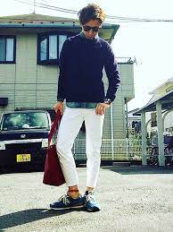 ユニクロの白パンツを使ったメンズ コーデ 10選 mens magazine メンズマガジン メンズ コーデ メンズファッション メンズファッションスタイル