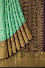 Below we have some of these latest silk saree blouse designs with pictures that rock your style ever. Buy Sea Green Kanchipuram Silk Saree Online Women Sarees At Best Price Nalli