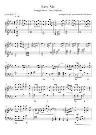 Save Me Bts Sheet Music For Piano Download Free In Pdf Or Midi Musescore Com Piano Music Piano Sheet Music Pop Sheet Music