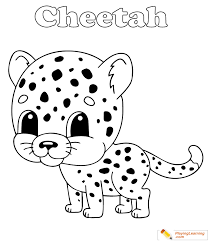 As seen on the pages, the structure of the big cat boasts of a slender body, spotted coat, deep chest. Cheetah Coloring Page 12 Free Cheetah Coloring Page