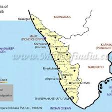 The indian state of karnataka consists of 30 districts and 4 administrative divisions. Map Of Kerala With Its Boundaries And Various Districts Source Download Scientific Diagram
