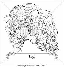 Would make a nice astrology art gift for your astronomy friends. Leo Young Beautiful Vector Photo Free Trial Bigstock
