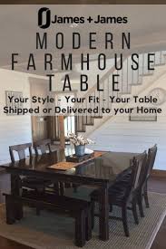 Beautiful Handmade Farmhouse Dining Tables In The Right Size For Your Family And The Style Y Dining Table Rustic Solid Wood Dining Table Modern Farmhouse Table