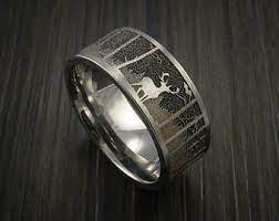 Cobalt Chrome Dice Ring High Roller Gamblers Inspired Ring Etsy In 2021 Hunter Wedding Ring Hunting Wedding Rings Mens Wedding Rings