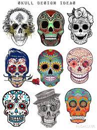 Lila rosa totenkopf konfetti mexikanisch speisekarte. 1001 Ideen Und Bilder Zum Thema Totenkopf Tattoo