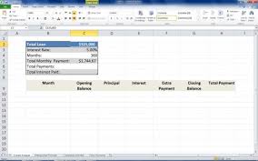 Mortgage Loan Calculator Using Excel Turbofuture