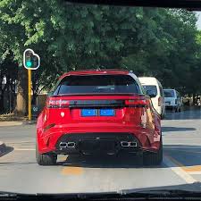 Thickthursday With This Menacing Lumma Design Clr Gt Range Rover Velar Seen In Bedfordview A Few Days Ago By Matteo Range Rover Jaguar Land Rover Land Rover