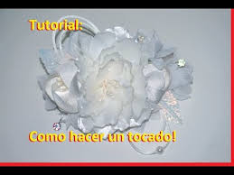 Maybe you would like to learn more about one of these? Tutorial Tocado Con Flores De Tela 62 Youtube