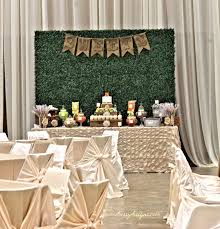 Kati And Aaron Dressydesigns Grass Backdrops Dessert Table Rustic Dessert Table