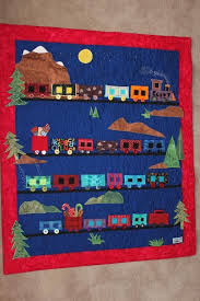 Train Advent Quilt Project On Craftsy Com Christmas Quilts Calendar Quilts Childrens Quilts