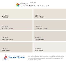 Spare white, fleur de sel and frosty . I Found These Colors With Colorsnap Visualizer For Iphone By Sherwin Williams Ala Paint Colors For Home Exterior Paint Colors For House Exterior Paint Colors
