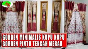 Gorden untuk kamar haruslah sangat diperhatikan dalam pemilihan setiap komponen penyusun di dalamnya. Gorden Minimalis Kupu Kupu Gorden Pita Youtube