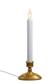 Led Plug In Window Candle With Auto Sensor Brass Base