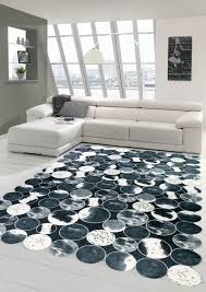 Verkaufe ein top erhaltenes rinderfell! Kuhfell Teppich Patchwork In Schwarz Grau Weiss Ebay
