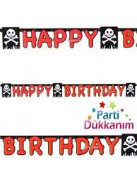 Korsan Happy Birthday Yazisi 1 65 Mt Fiyati Goruntuler Ile Parti Dogum Gunu Susleri Korse