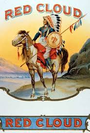 Indian Chief On Horseback Cigar Box Label Vintage Advertising Art Vintage Cigar Box Vintage Labels