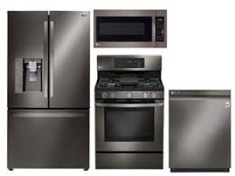 Package Lgbd2 Lg Appliance Package 4 Piece Appliance Package With Gas R Kitchen Appliance Packages Black Stainless Steel Stainless Steel Kitchen Appliances