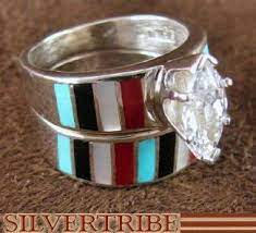 Pin By Dana Jacobs On With This Ring I Thee Wed Tattoo Wedding Rings Native American Wedding Rings Indian Wedding Rings