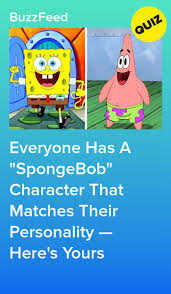 Community contributor can you beat your friends at this quiz? Everyone Has A Spongebob Character That Matches Their Personality Here S Yours Spongebob Quiz Spongebob Personality