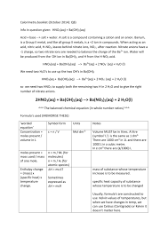 The main differences between cations and anions are summarized in the table below. Hno3 Ba Oh 2 Neutralisation Q