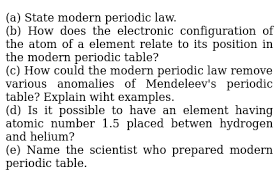 Maybe you would like to learn more about one of these? Mendeleev S Periodic Table And Modern Periodic Table